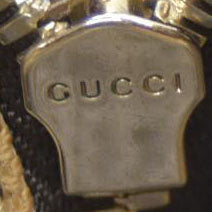 Gucci  GG Supreme Monogram Web Small Webby Bee Shoulder Bag Dark Brown