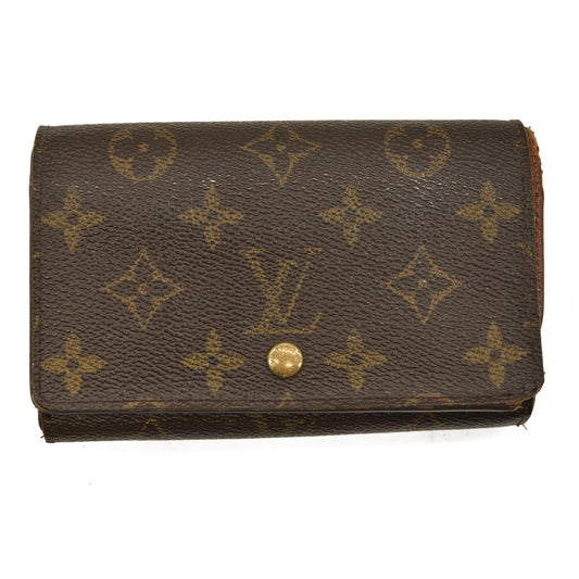 Louis Vuitton  Monogram Porte-Monnaie Billets Tresor Wallet RA0052