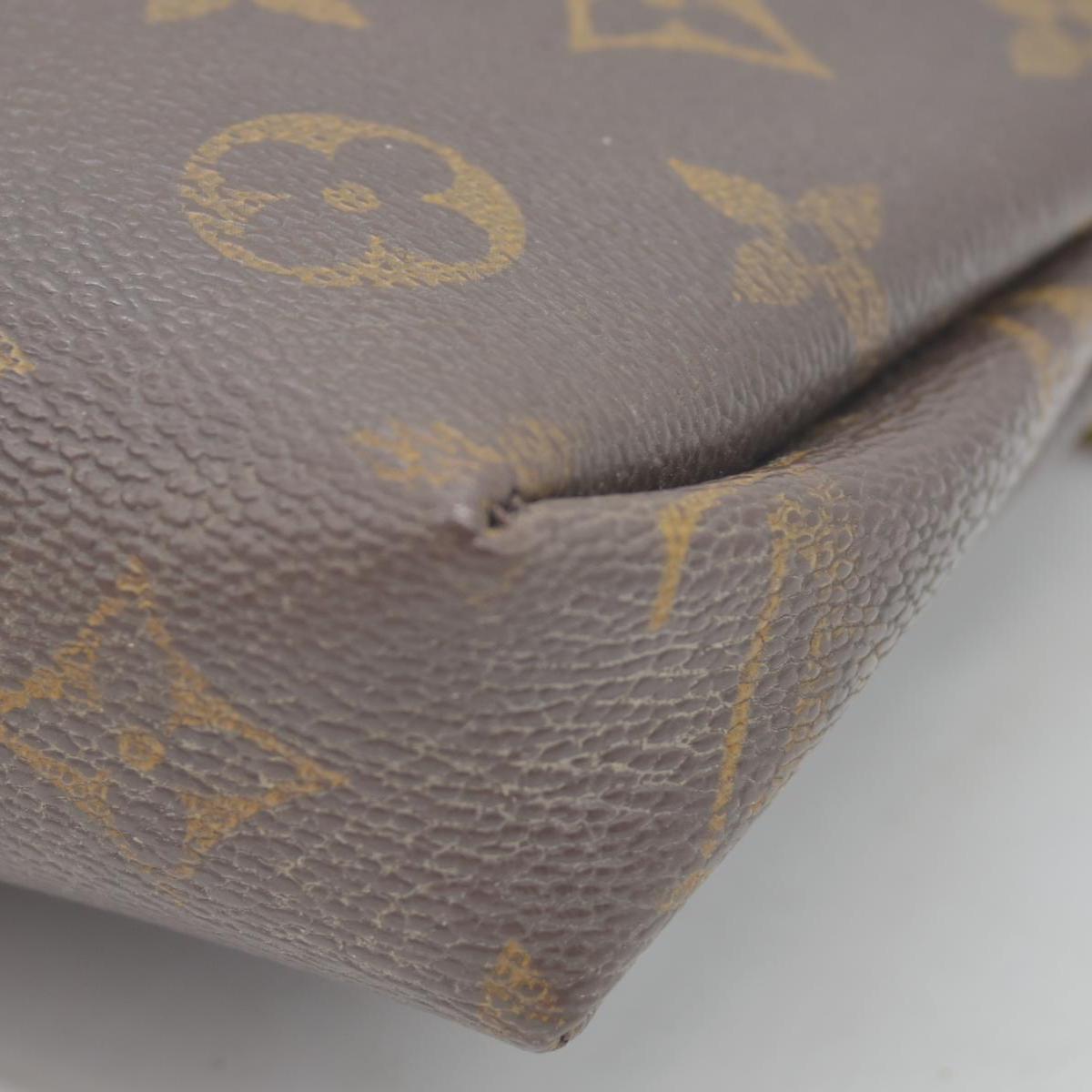 $1550 2016 Louis Vuitton Monogram Pallas Clutch Poppy GI0186