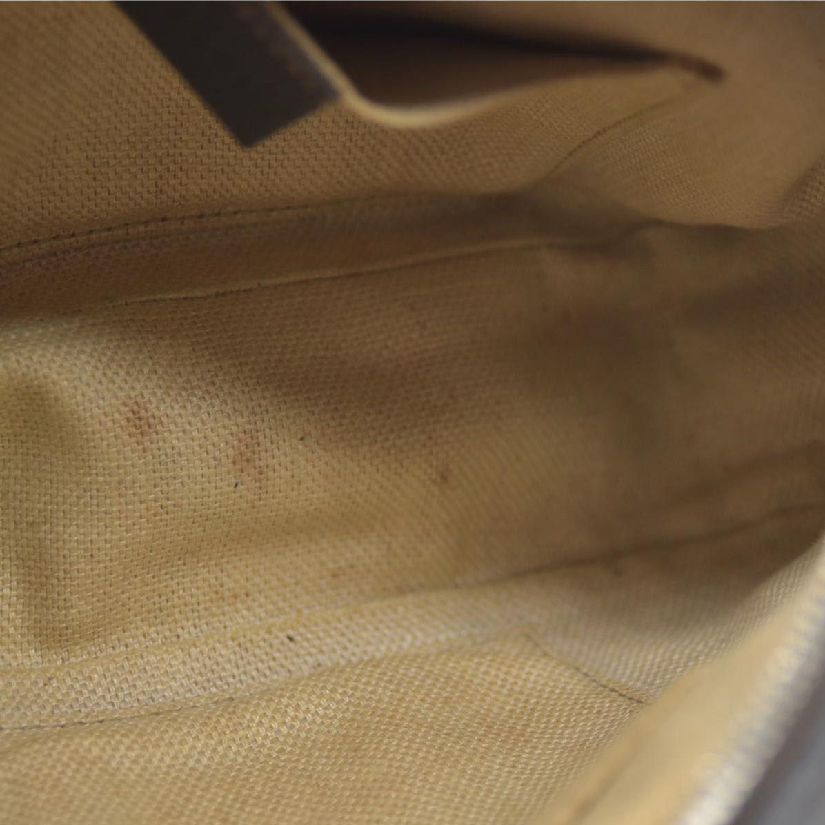 Gucci  GG Supreme Monogram Web Small Webby Bee Shoulder Bag Dark Brown