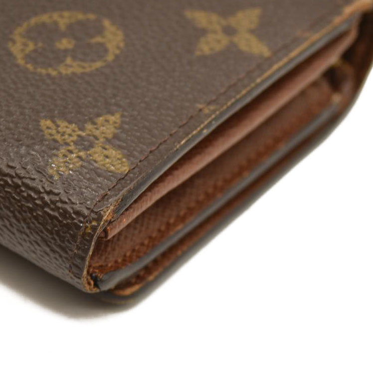 Louis Vuitton  Monogram Porte-Monnaie Billets Tresor Wallet RA0052