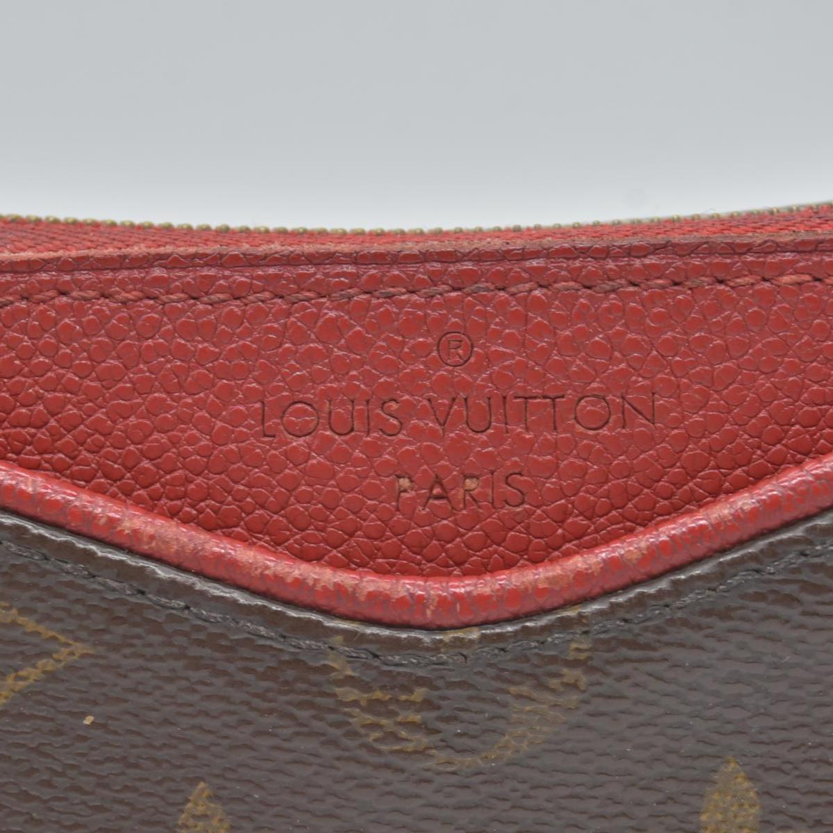 $1550 2016 Louis Vuitton Monogram Pallas Clutch Poppy GI0186