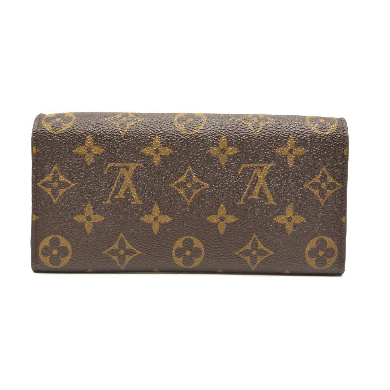 LOUIS VUITTON Monogram Emilie Wallet Fuchsia