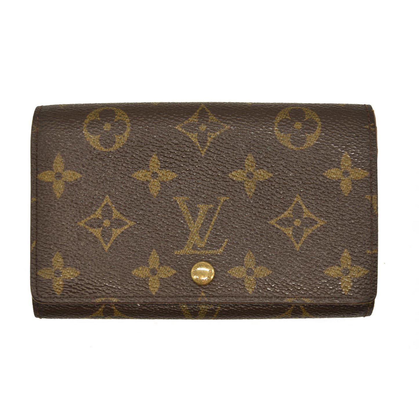 Louis Vuitton  Monogram Porte-Monnaie Billets Tresor Wallet MI1915