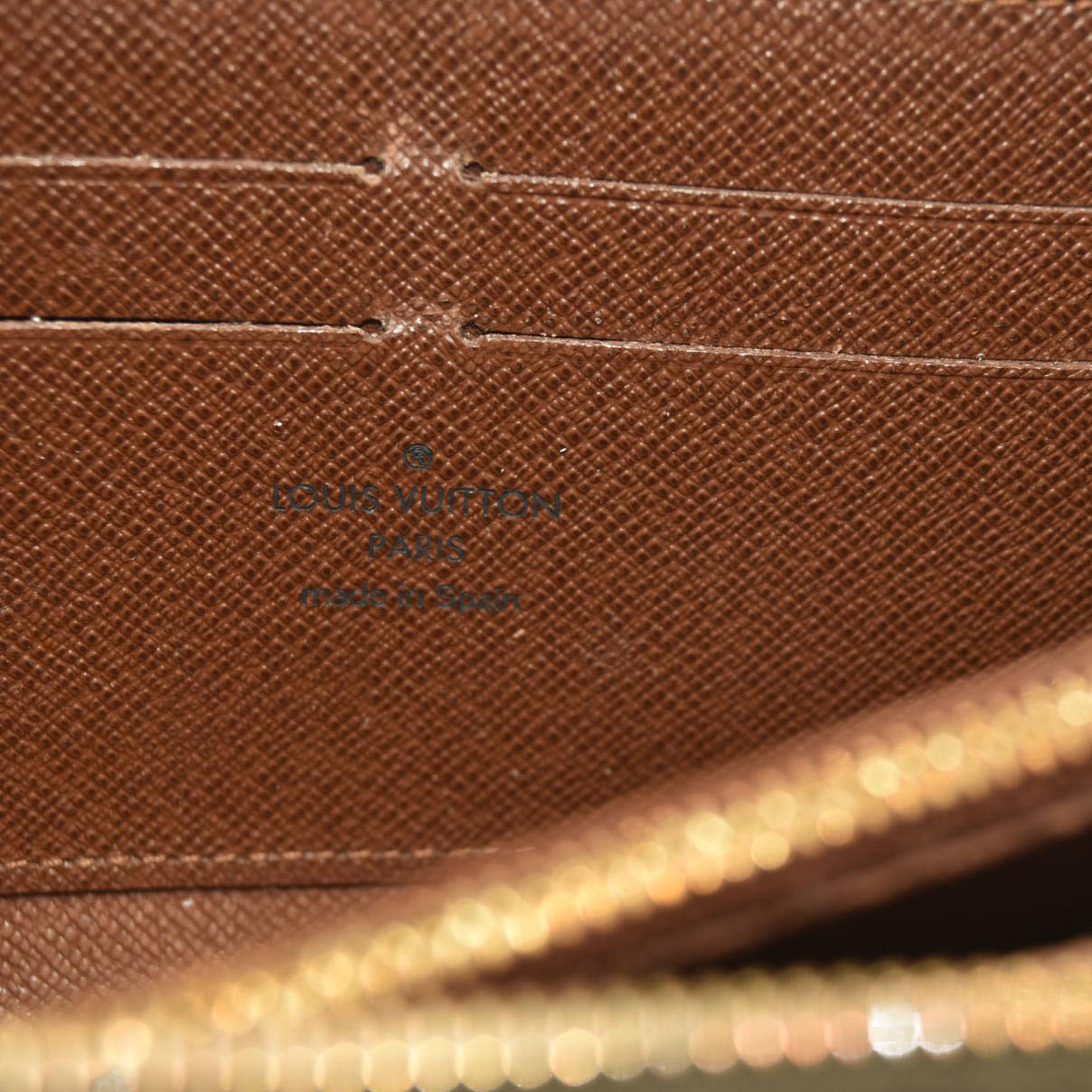 LOUIS VUITTON Monogram Zippy Wallet GI2182