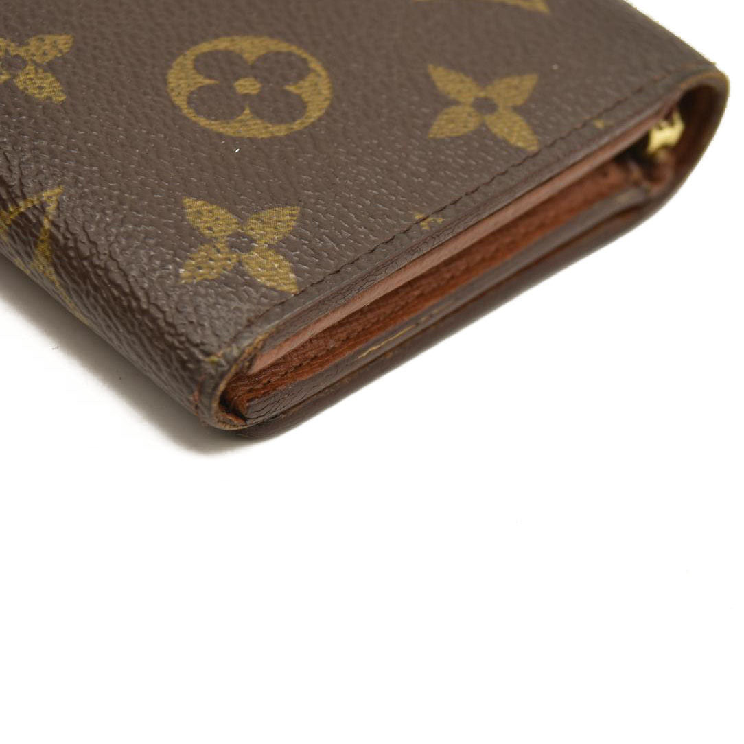 Louis Vuitton  Monogram Porte-Monnaie Billets Tresor Wallet MI1915