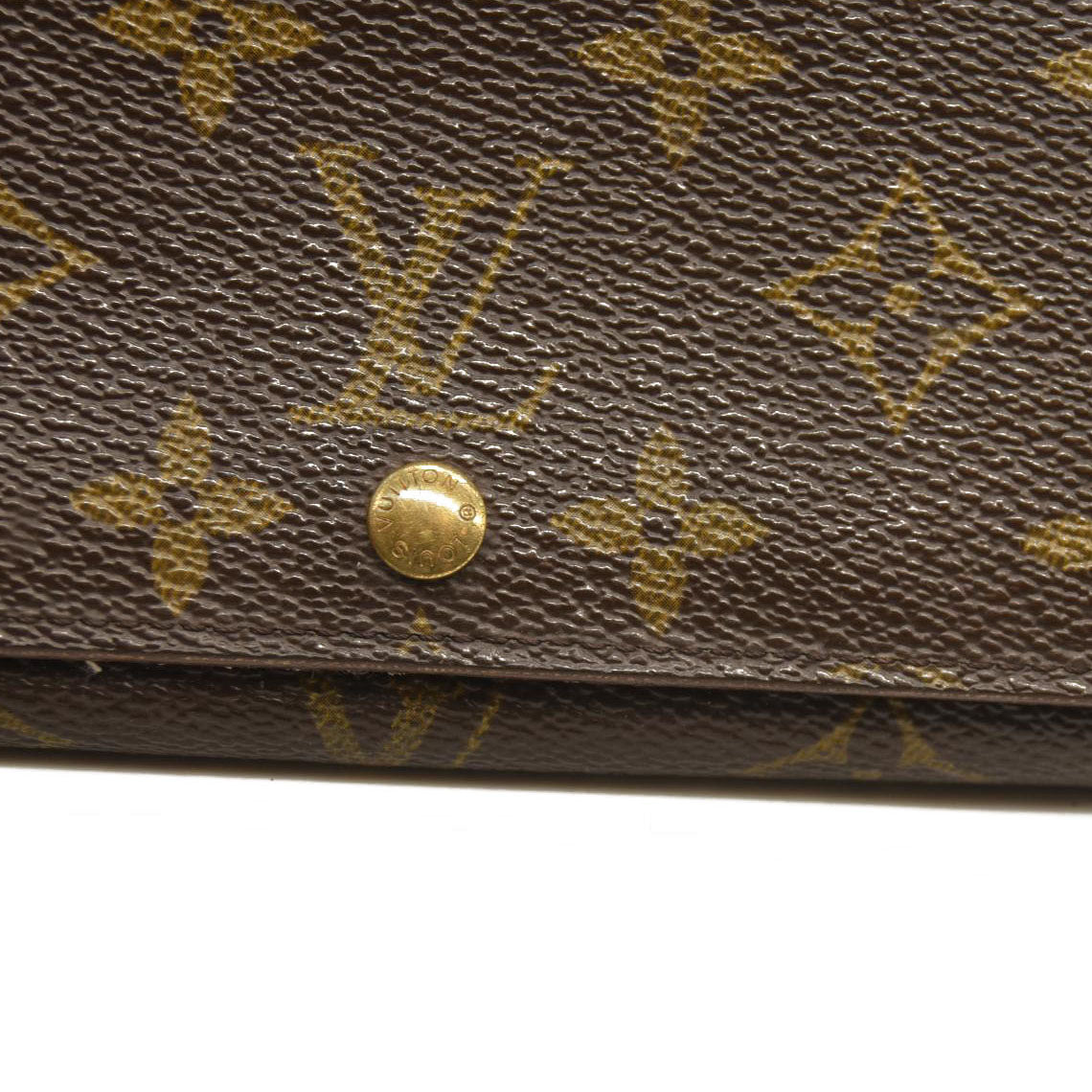 Louis Vuitton  Monogram Porte-Monnaie Billets Tresor Wallet MI1915