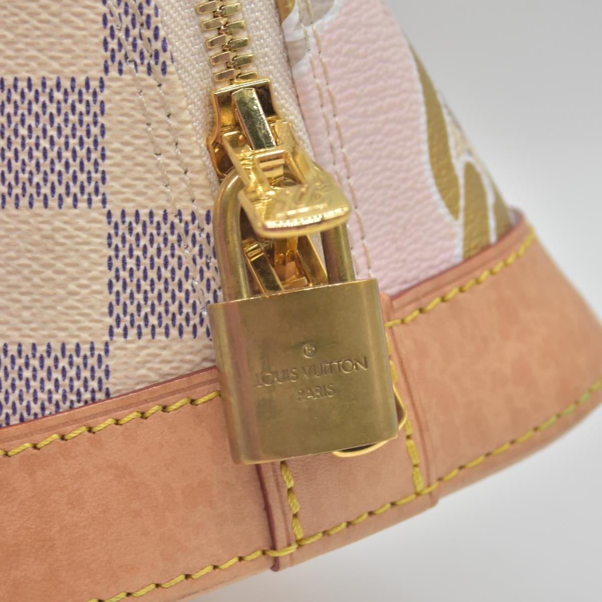 $1940 Louis Vuitton Damier Azur Nautical Alma BB