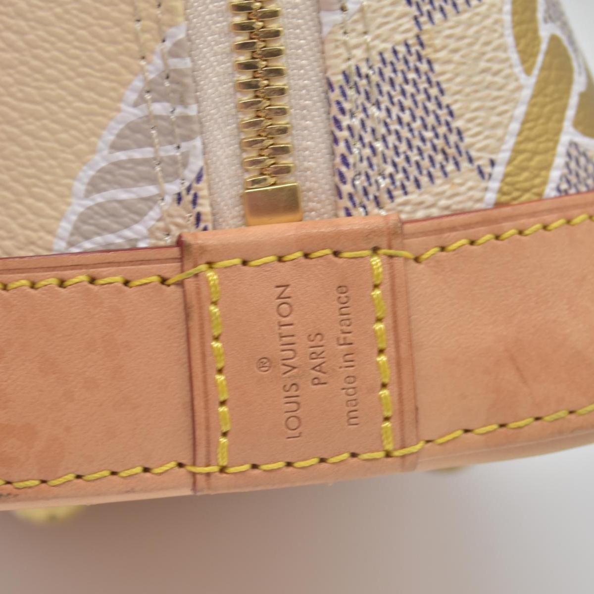 $1940 Louis Vuitton Damier Azur Nautical Alma BB