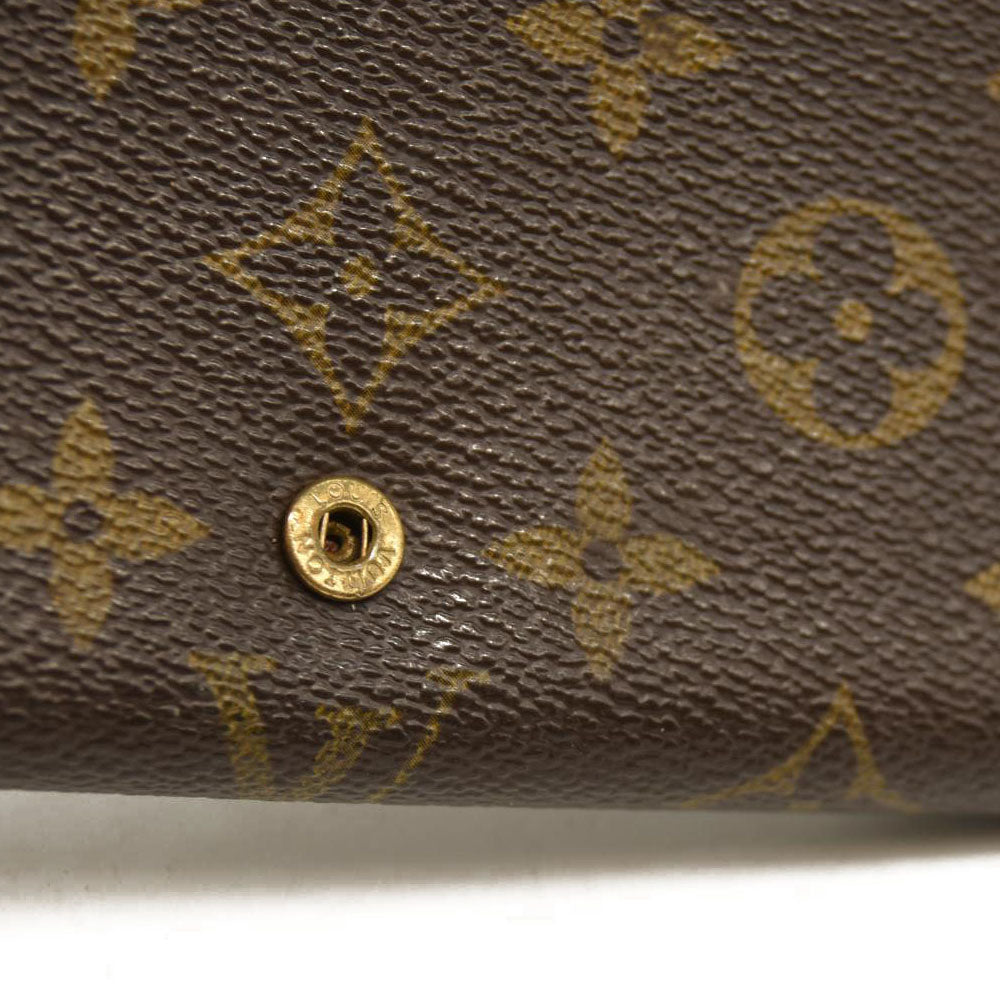 Louis Vuitton  Monogram Porte-Monnaie Billets Tresor Wallet MI1915