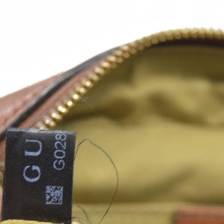 AUCTION $1450 Gucci  Vintage Canvas Web Shoulder Bag Sand Cuir