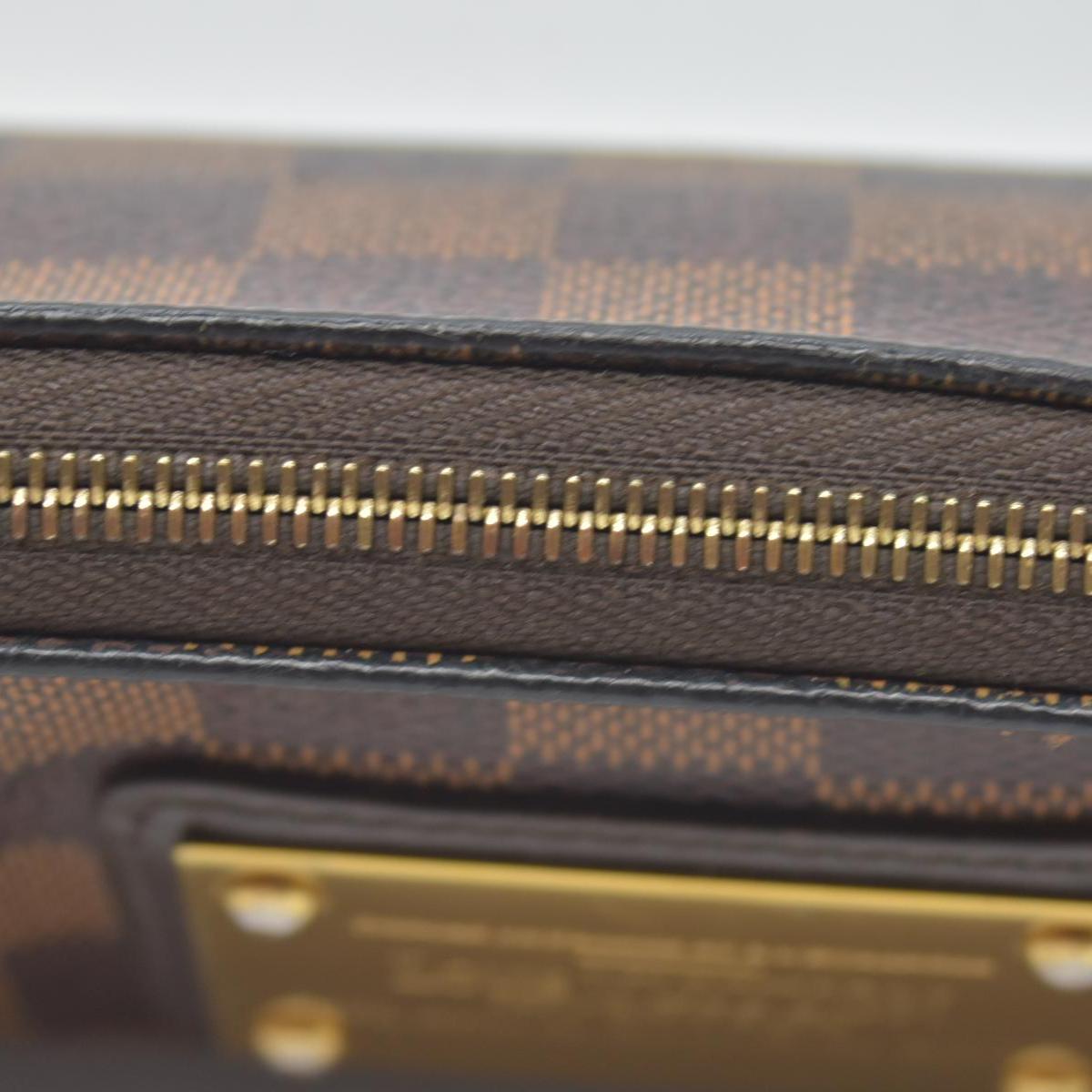 $1460 2013 Louis Vuitton Damier Ebene Eva Clutch AA1103