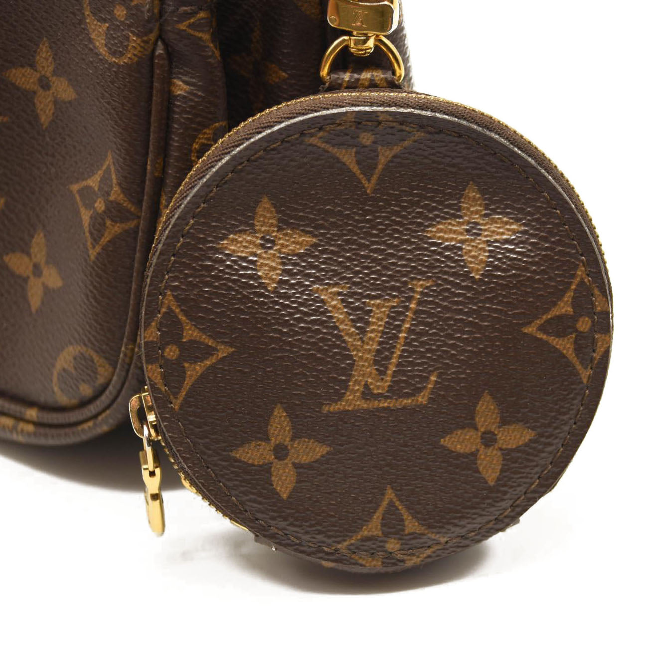 USED LOUIS VUITTON MONOGRAM MULTI POCHETTE ACCESSORIES ROSE CLAIR MB3260