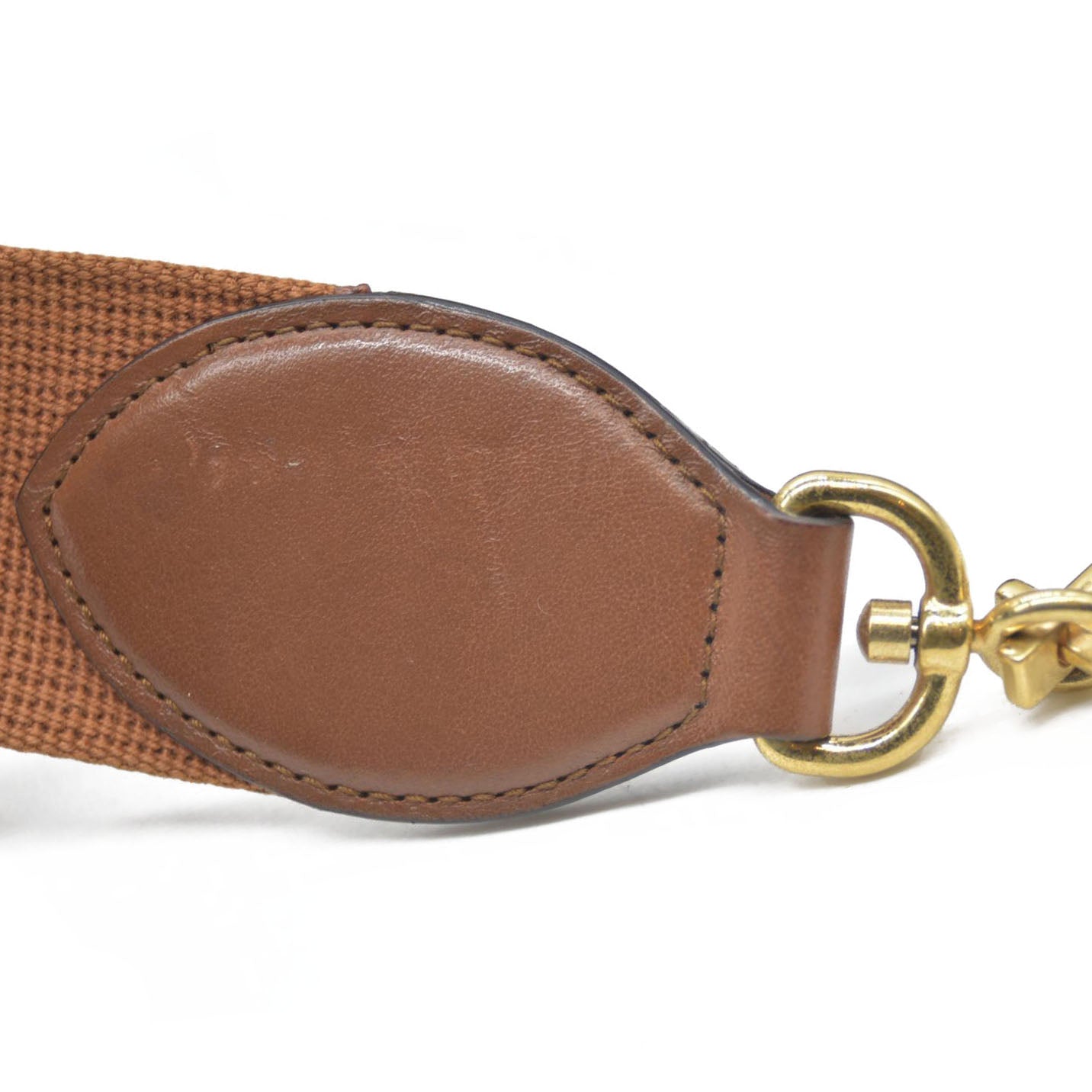 AUCTION $1450 Gucci  Vintage Canvas Web Shoulder Bag Sand Cuir