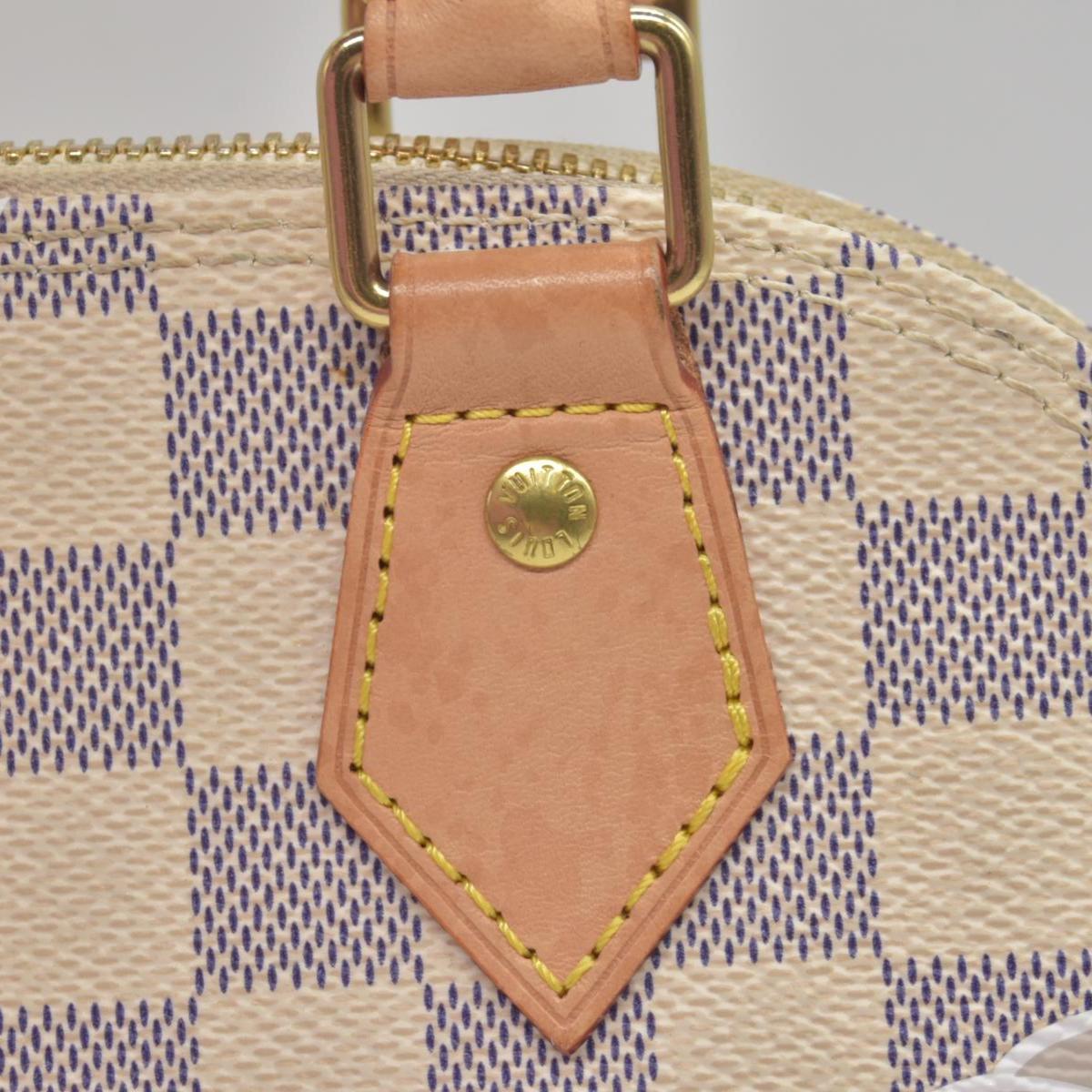 $1940 Louis Vuitton Damier Azur Nautical Alma BB