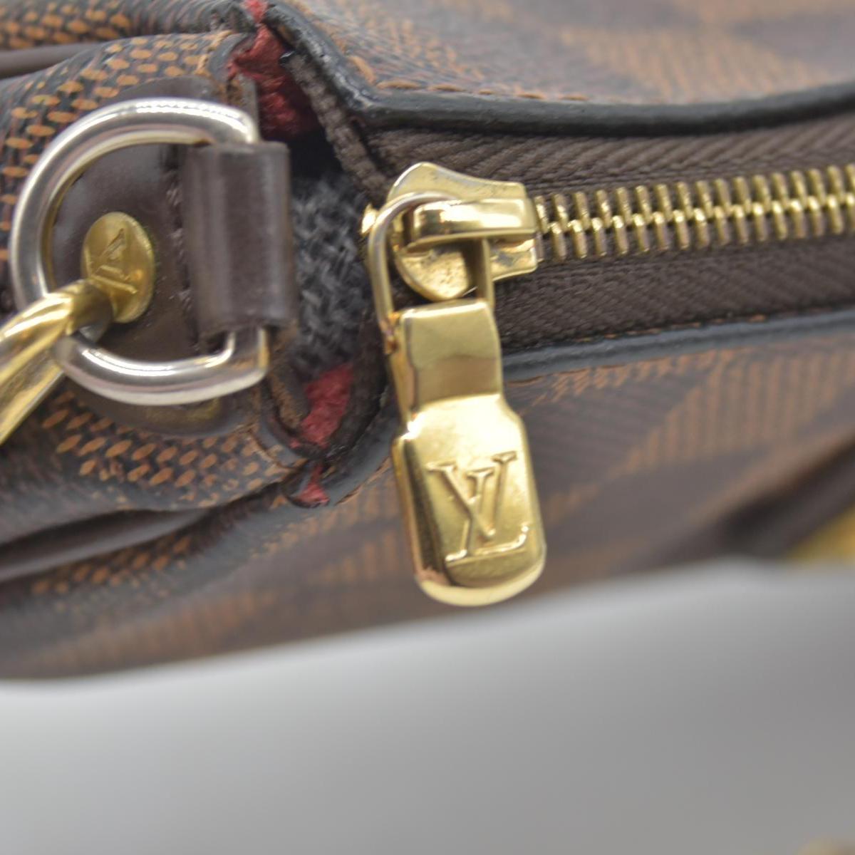 $1460 2013 Louis Vuitton Damier Ebene Eva Clutch AA1103