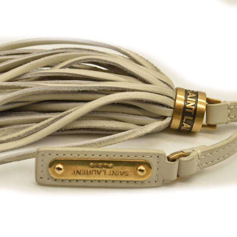 Saint Laurent  Calfskin Matelasse Monogram Lou Camera Bag Crema Soft