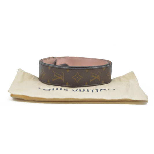 $570 Louis Vuitton  Monogram Bandouliere Shoulder Strap Rose Ballerine
