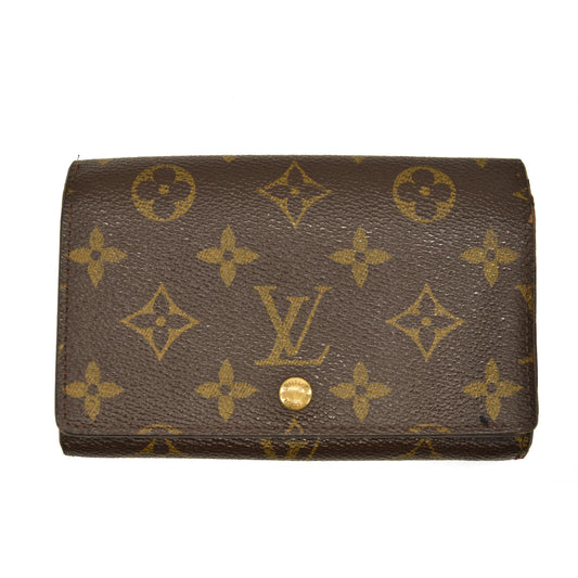 Louis Vuitton  Monogram Porte-Monnaie Billets Tresor Wallet SD1001