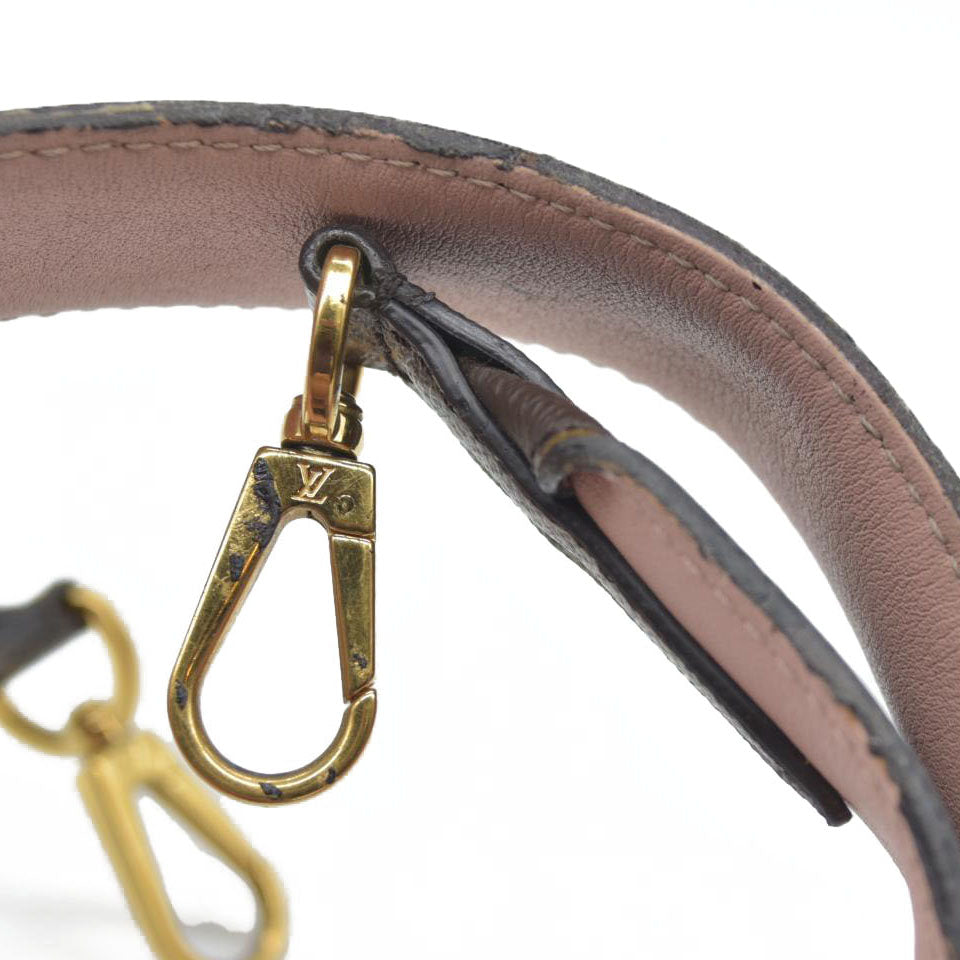 $570 Louis Vuitton  Monogram Bandouliere Shoulder Strap Rose Ballerine