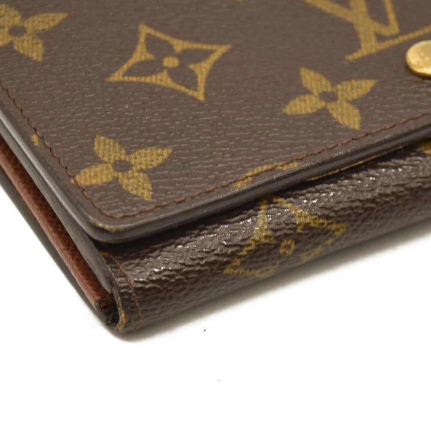 Louis Vuitton  Monogram Porte-Monnaie Billets Tresor Wallet SD1001
