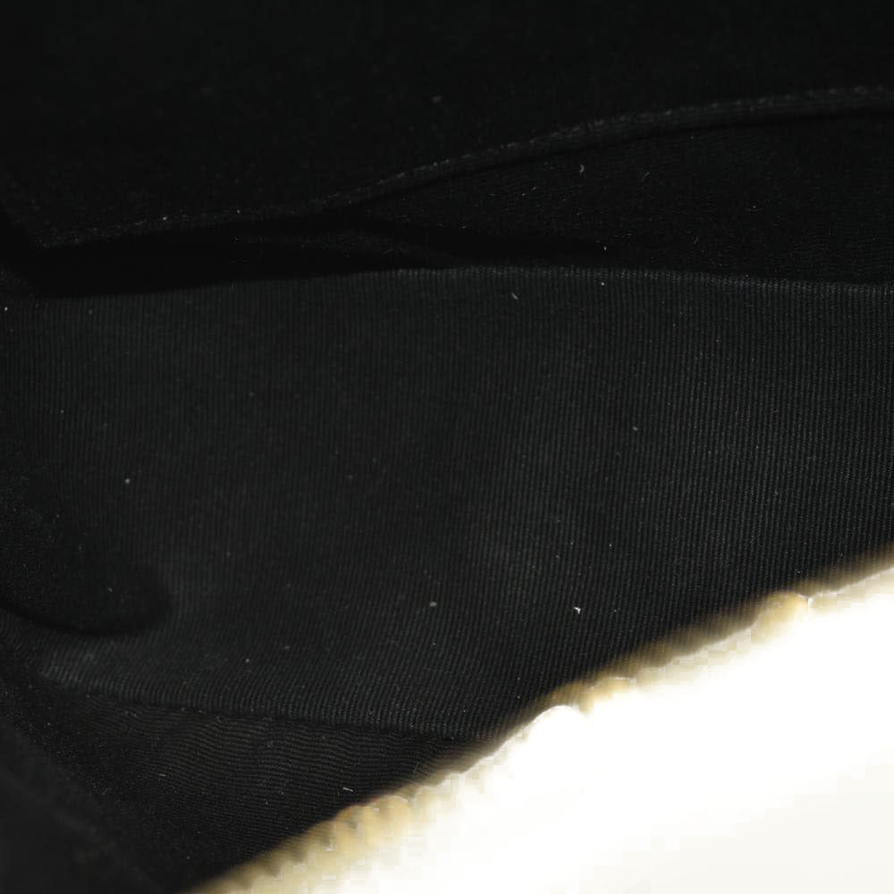 Saint Laurent  Calfskin Matelasse Monogram Lou Camera Bag Crema Soft