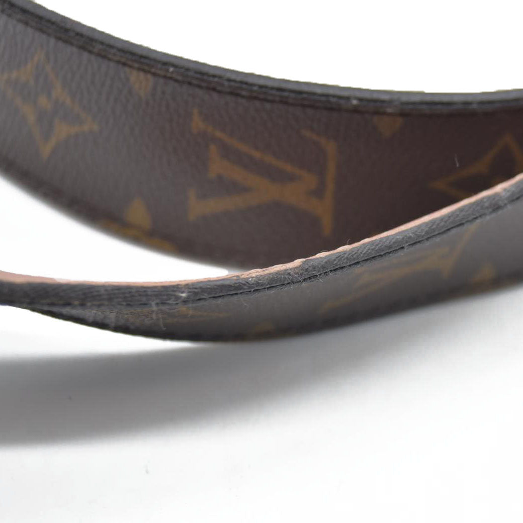 $570 Louis Vuitton  Monogram Bandouliere Shoulder Strap Rose Ballerine