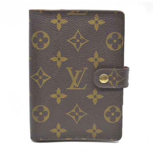$505 LOUIS VUITTON Monogram Agenda PM Day Planner Notebook Cover CA0928
