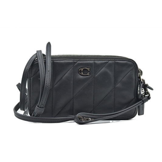 $295 COACH Women's Double Zip Kira Crossbody Bag with Pillow Quilting