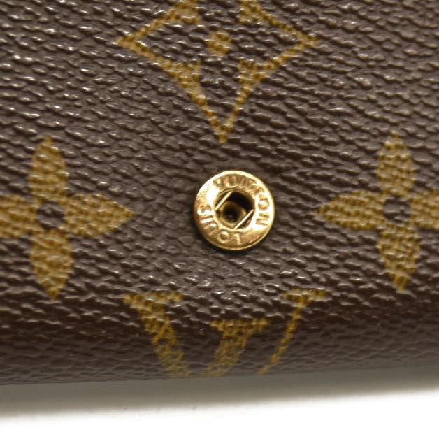 Louis Vuitton  Monogram Porte-Monnaie Billets Tresor Wallet SD1001