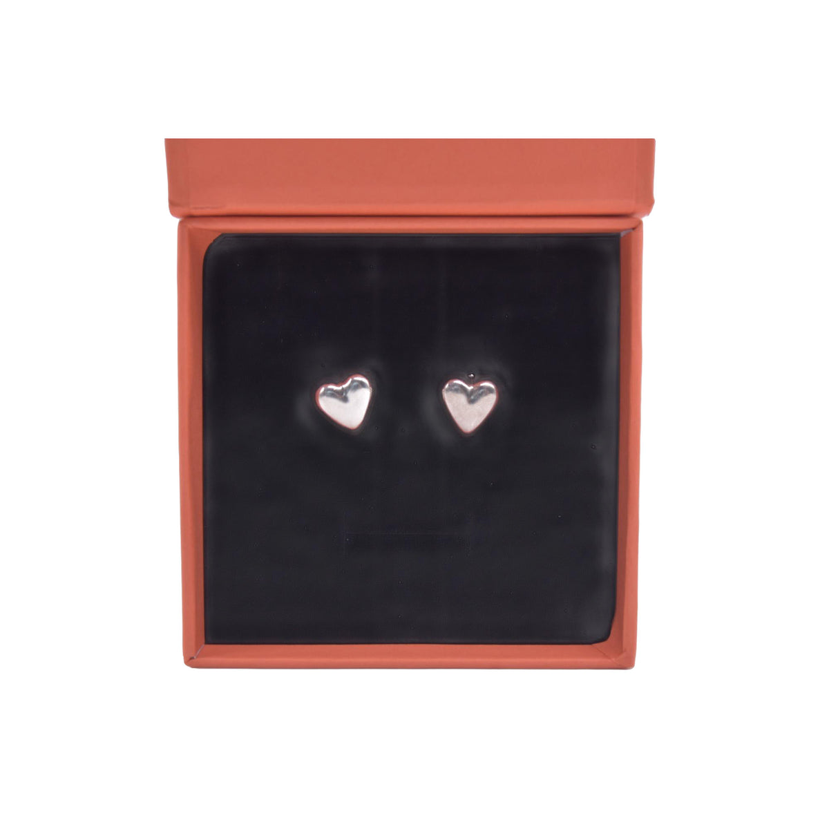 $625 Tiffany Full Heart Silver Earrings CONSIGNMENT 10021084