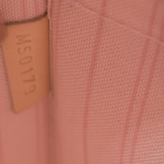 $600 2019 Louis Vuitton Damier Azur Neverfull MM GM Pochette Rose Ballerine MS0179