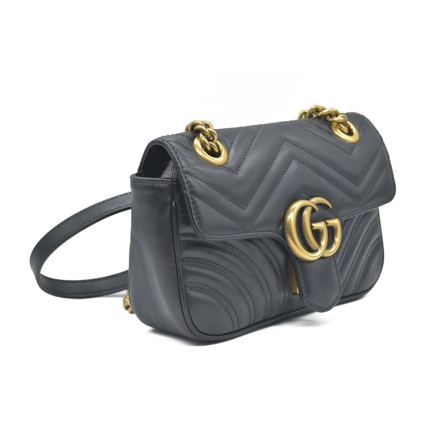 $2600 Gucci  Double G Marmont Mini