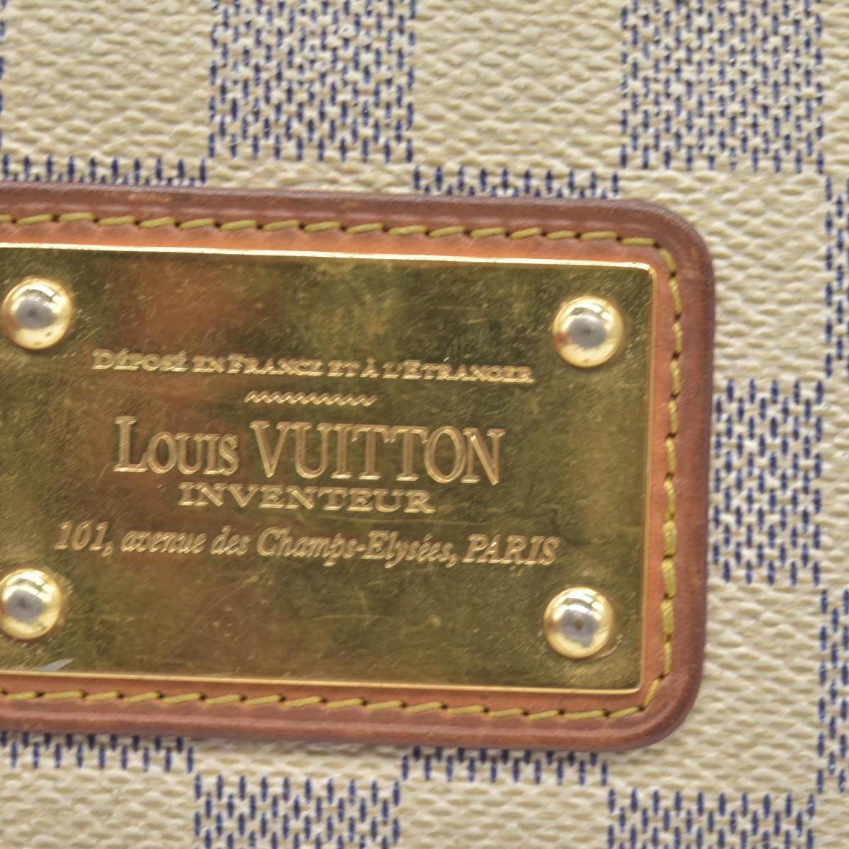 $1460 2012 Louis Vuitton Damier Azur Eva Clutch SN2182