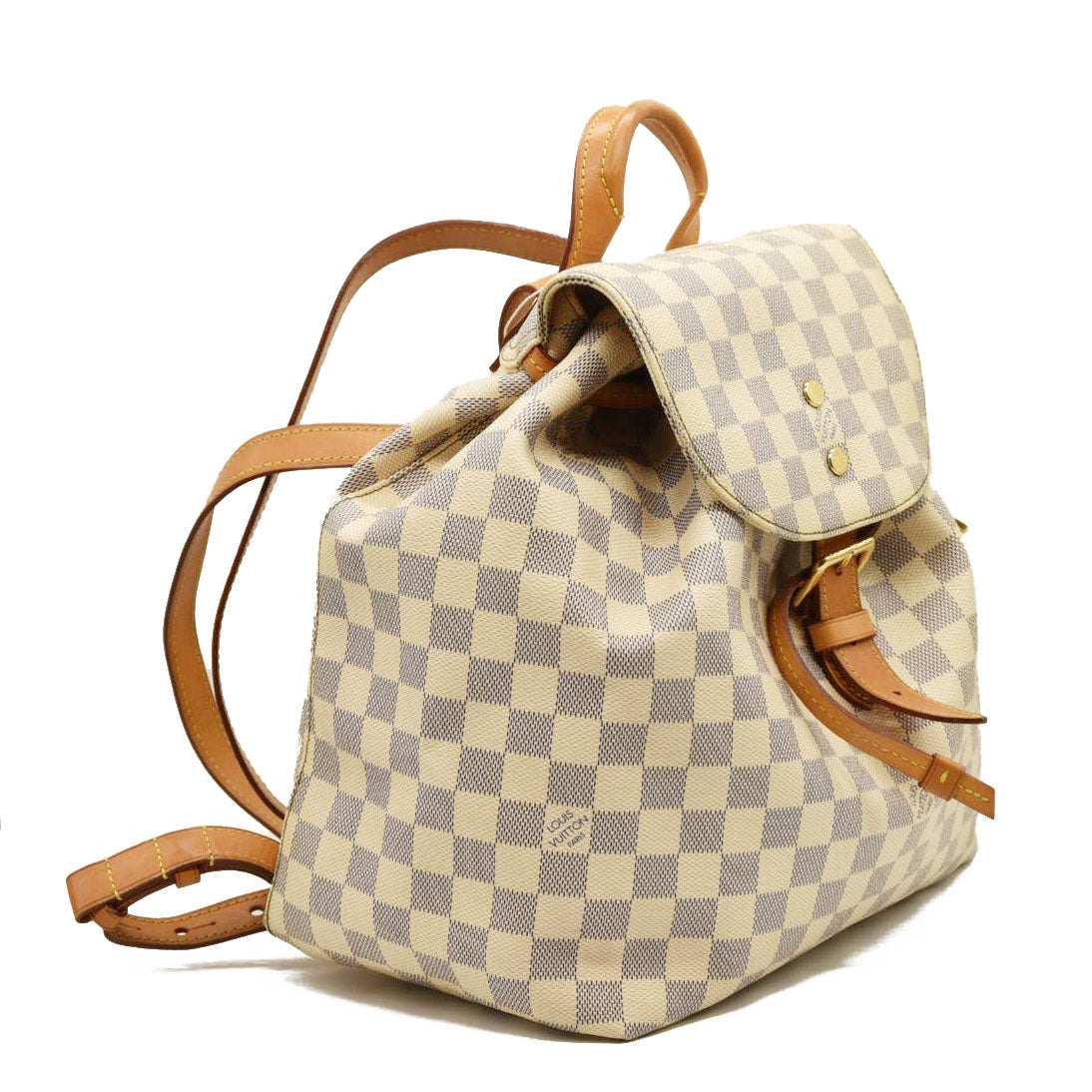 LOUIS VUITTON Damier Azur Sperone Backpack SR1176