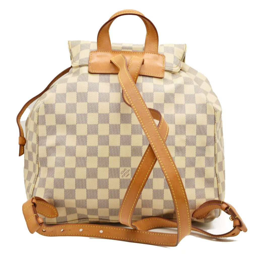 LOUIS VUITTON Damier Azur Sperone Backpack SR1176