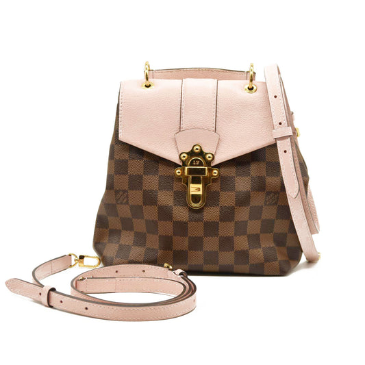 Louis Vuitton  Damier Ebene Clapton Backpack Magnolia