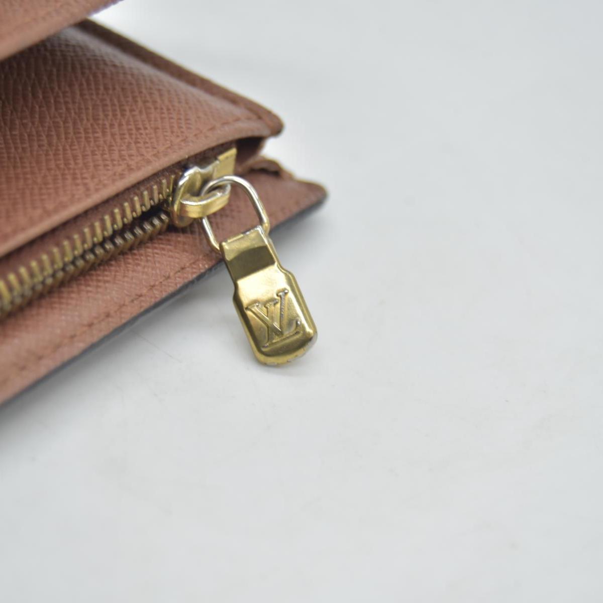 $550 Louis Vuitton Monogram Porte Tresor Etui Papiers Wallet CA4098