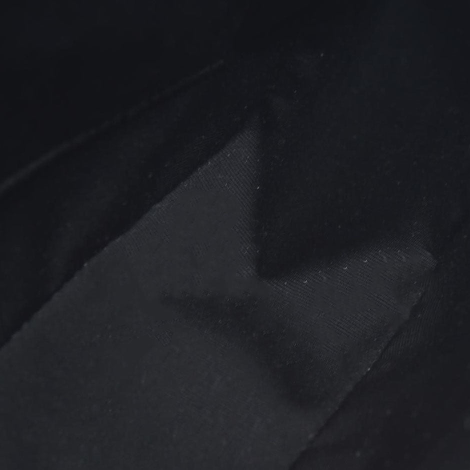 SAINT LAURENT Calfskin Matelasse Monogram Lou Camera Bag Black