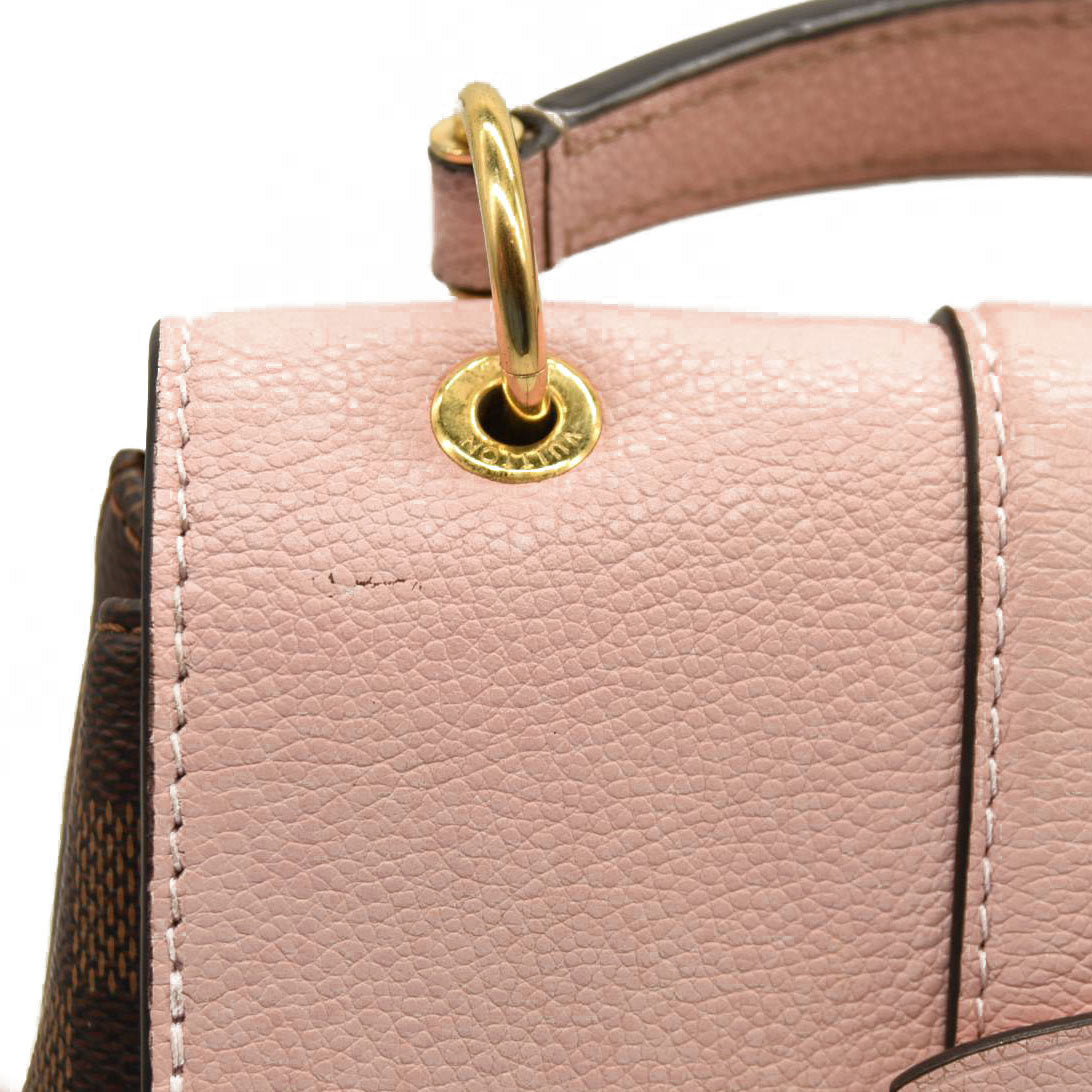 Louis Vuitton  Damier Ebene Clapton Backpack Magnolia