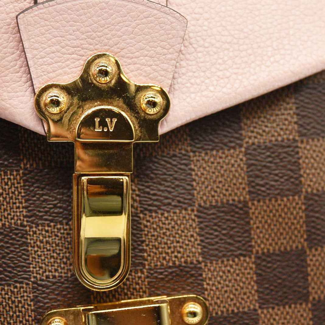Louis Vuitton  Damier Ebene Clapton Backpack Magnolia