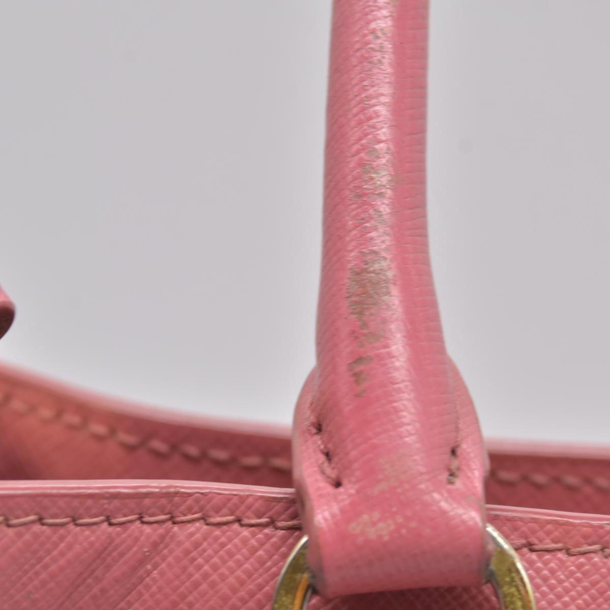 $4500 Prada Saffiano Lux Large Galleria Double Zip Tote Pink