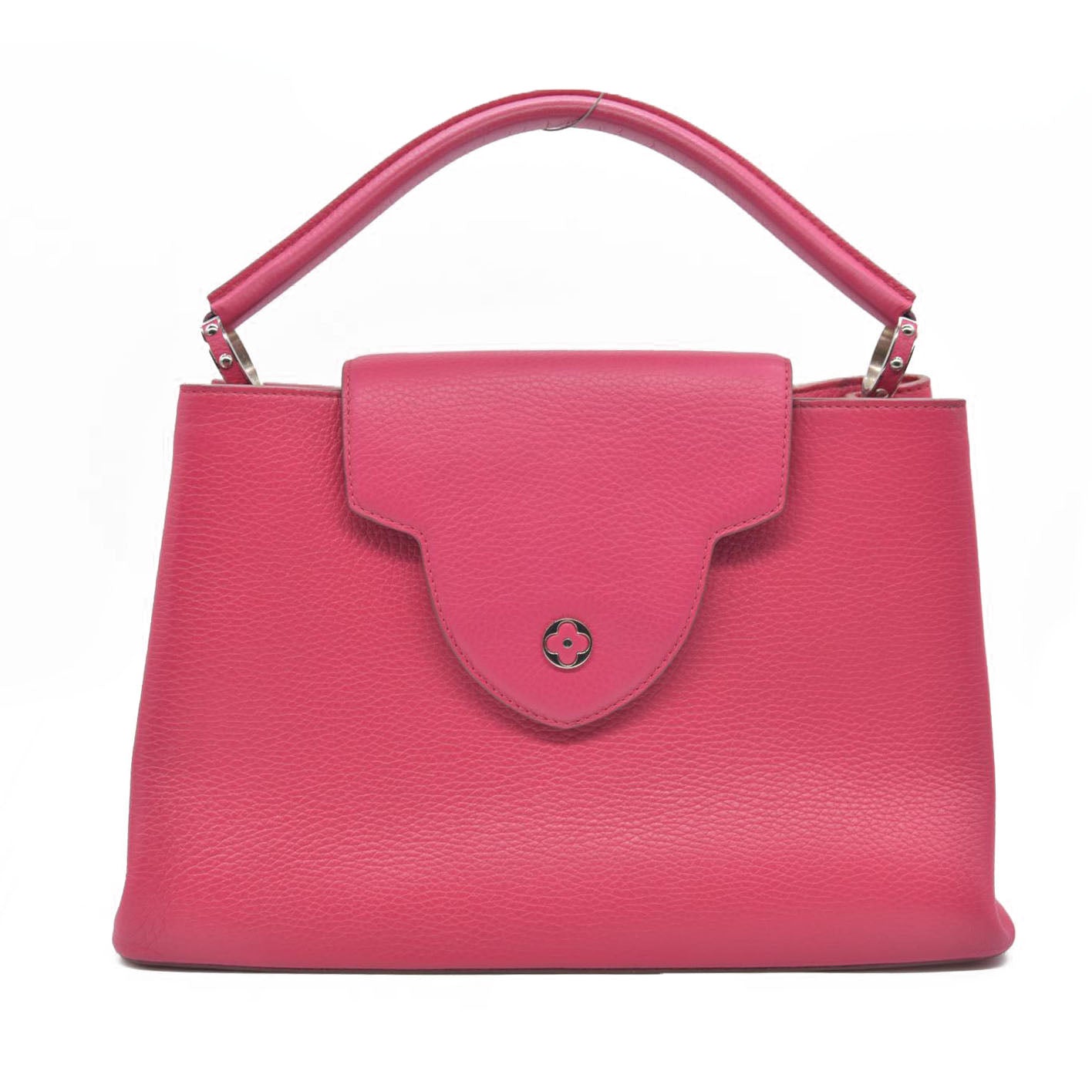 Louis Vuitton  Taurillon Capucines MM Fuchsia