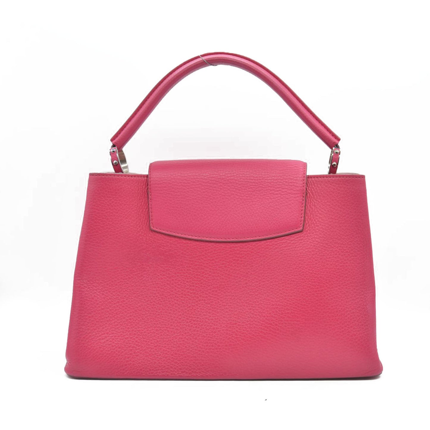 Louis Vuitton  Taurillon Capucines MM Fuchsia