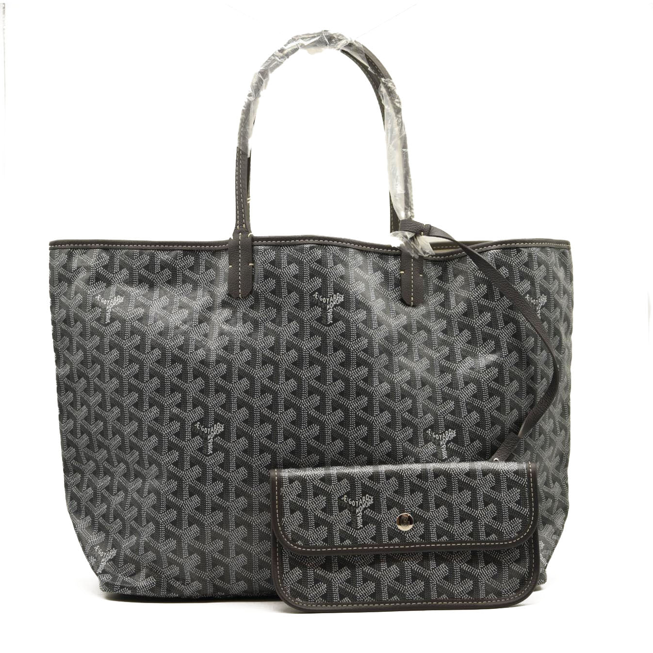 NEW GOYARD Goyardine Saint Louis PM Grey