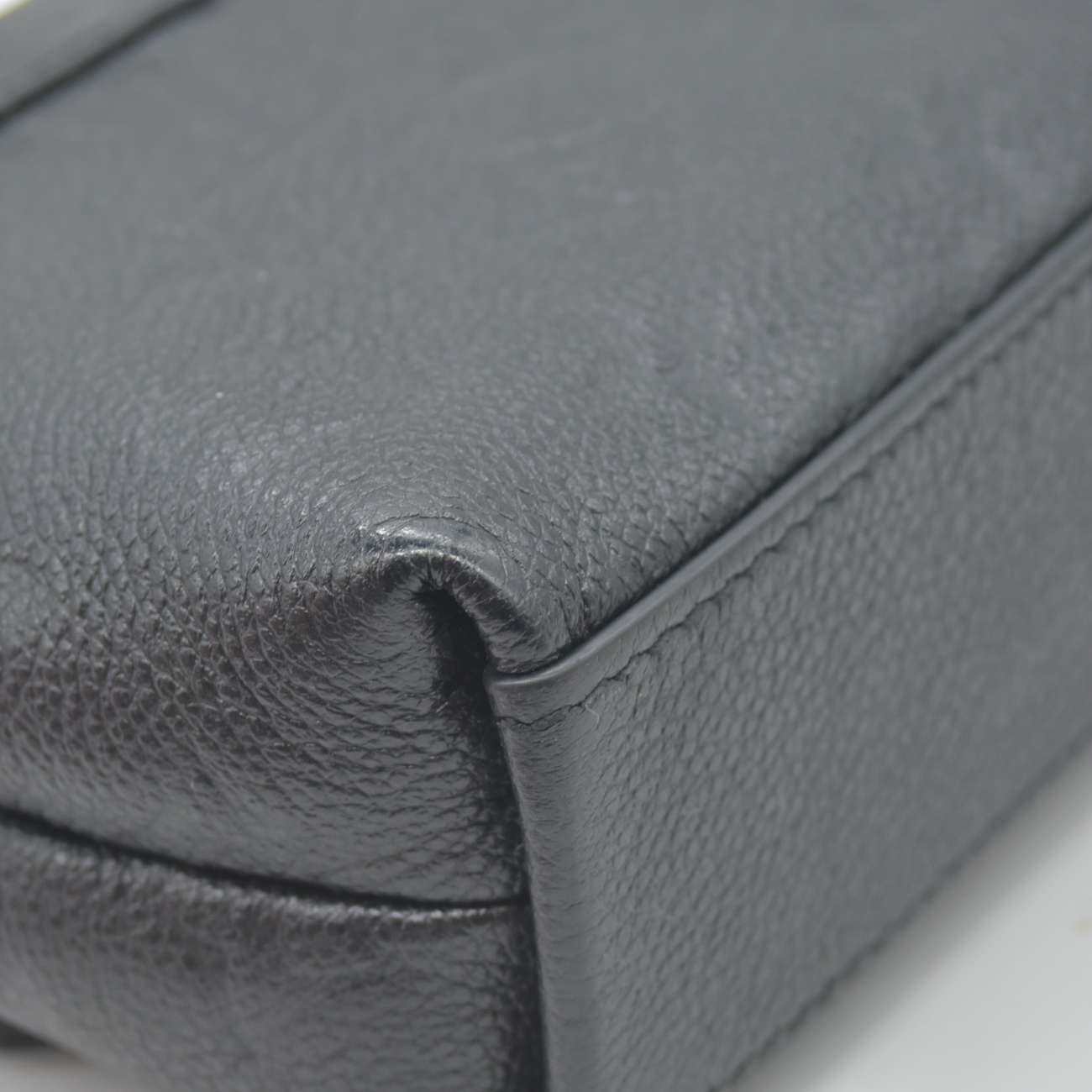 $2230 Louis Vuitton Empreinte Monogram Nano Madeleine Black