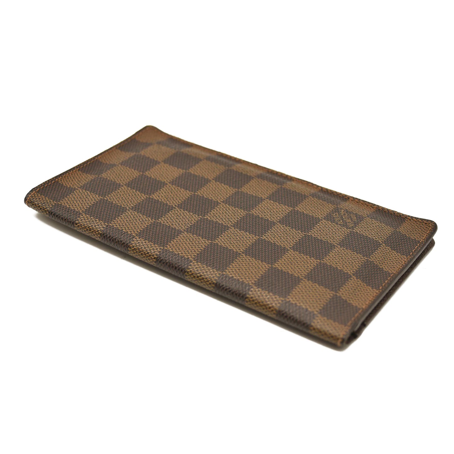 Louis Vuitton  Damier Ebene Porte-Cartes Credit Yen Checkbook Wallet CA0025