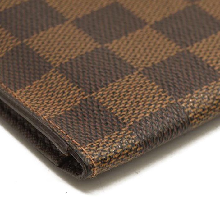 Louis Vuitton  Damier Ebene Porte-Cartes Credit Yen Checkbook Wallet CA0025