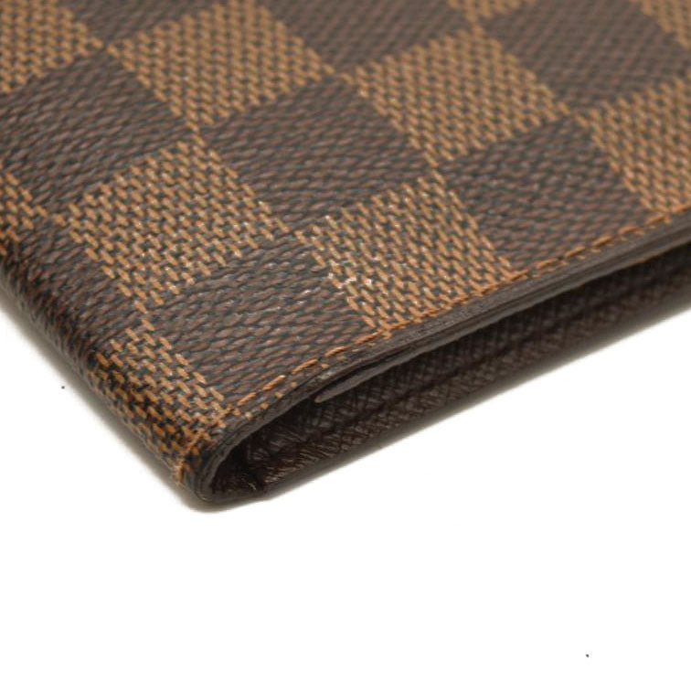 Louis Vuitton  Damier Ebene Porte-Cartes Credit Yen Checkbook Wallet CA0025