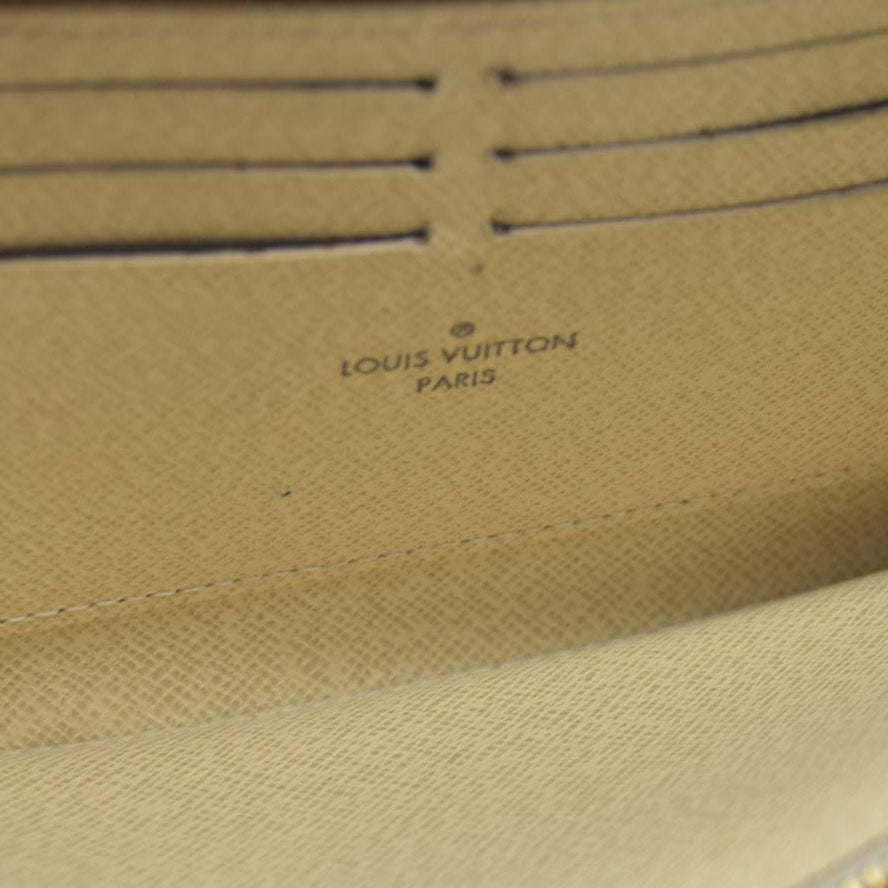 $895 Louis Vuitton  Damier Azur Zippy Wallet SD3196